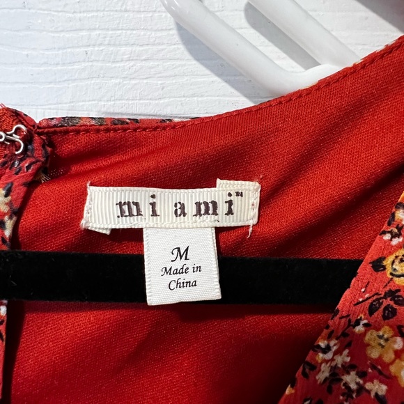 Rust floral dress - Picture 3 of 8